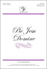 Pie Jesu Domine SATB choral sheet music cover